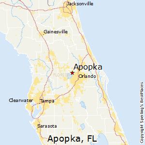 where is apopka florida on the map.